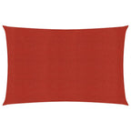 Vidaxl zonnezeil 160 g m² 2x3 m hdpe rood