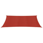 Vidaxl zonnezeil 160 g m² 2x4,5 m hdpe rood