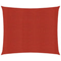 Vidaxl zonnezeil 160 g m² 2,5x3 m hdpe rood