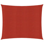 Vidaxl zonnezeil 160 g m² 2,5x3 m hdpe rood