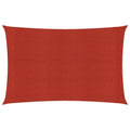 Vidaxl zonnezeil 160 g m² 2,5x4,5 m hdpe rood
