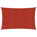 Vidaxl zonnezeil 160 g m² 3x4,5 m hdpe rood