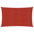 Vidaxl zonnezeil 160 g m² 3x6 m hdpe rood