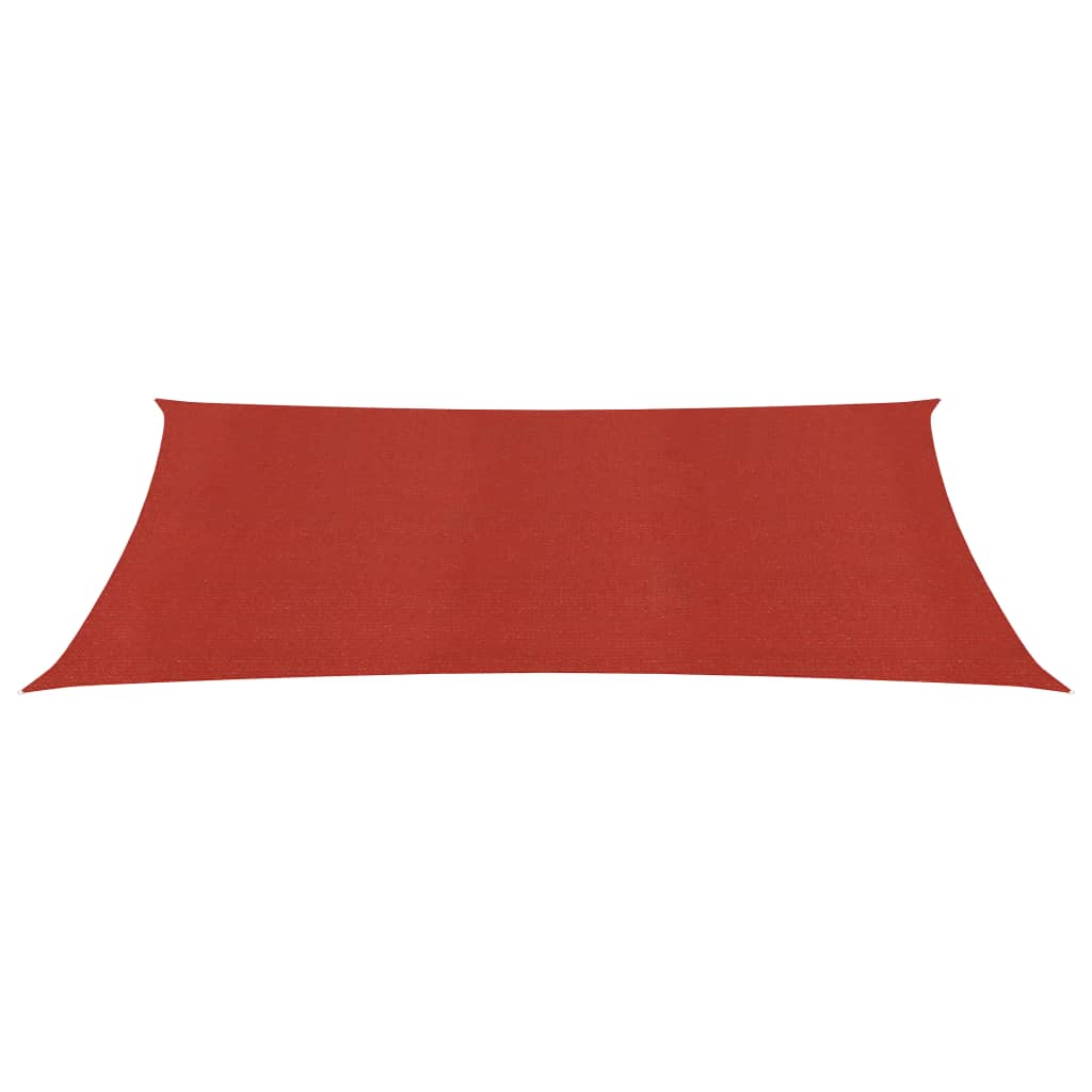 Vidaxl zonnezeil 160 g m² 3x6 m hdpe rood