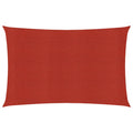 Vidaxl zonnezeil 160 g m² 3,5x4,5 m hdpe rood