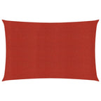 Vidaxl zonnezeil 160 g m² 3,5x4,5 m hdpe rood