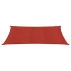 VidaXL Zonnezeil 160 g m² 4x6 m HDPE rood