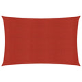 VidaXL Zonnezeil 160 g m² 5x6 m HDPE rood