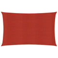 Vidaxl zonnezeil 160 g m² 6x8 m hdpe rood