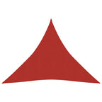 Vidaxl zonnezeil 160 g m² 4x4x4 m hdpe rood
