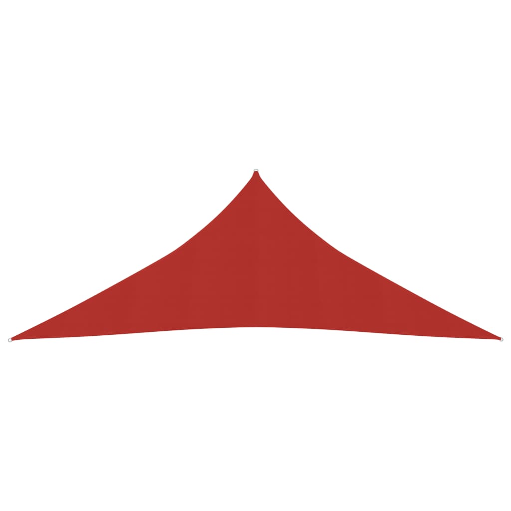 Vidaxl zonnezeil 160 g m² 4x4x4 m hdpe rood