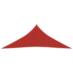 Vidaxl zonnezeil 160 g m² 4x4x4 m hdpe rood