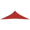 Vidaxl zonnezeil 160 g m² 4x4x5,8 m hdpe rood