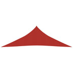Vidaxl zonnezeil 160 g m² 4x4x5,8 m hdpe rood