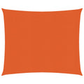 Vidaxl zonnezeil 160 g m² 2,5x2,5 m hdpe oranje