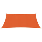 Vidaxl zonnezeil 160 g m² 2,5x2,5 m hdpe oranje