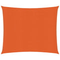 Vidaxl zonnezeil 160 g m² 3x3 m hdpe oranje