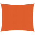Vidaxl zonnezeil 160 g m² 3x3 m hdpe oranje