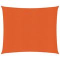 Vidaxl zonnezeil 160 g m² 3,6x3,6 m hdpe oranje