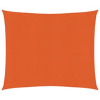 Vidaxl zonnezeil 160 g m² 3,6x3,6 m hdpe oranje