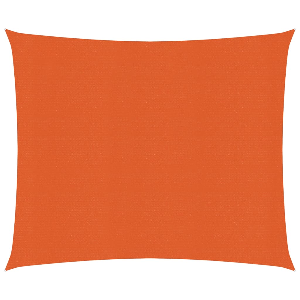 Vidaxl zonnezeil 160 g m² 2x2,5 m hdpe oranje