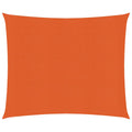 Vidaxl zonnezeil 160 g m² 2x2,5 m hdpe oranje