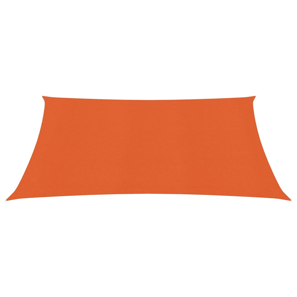 Vidaxl zonnezeil 160 g m² 2x2,5 m hdpe oranje