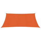 Vidaxl zonnezeil 160 g m² 2x2,5 m hdpe oranje
