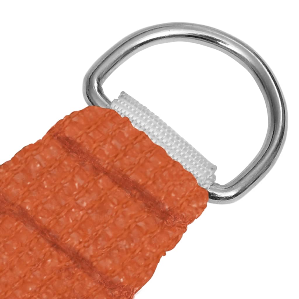 Vidaxl zonnezeil 160 g m² 2x2,5 m hdpe oranje
