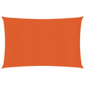 Vidaxl zonnezeil 160 g m² 2x3,5 m hdpe oranje