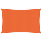 VidaXL Zonnezeil 160 g m² 2x4 m HDPE oranje