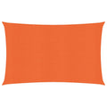 Vidaxl zonnezeil 160 g m² 2x4,5 m hdpe oranje