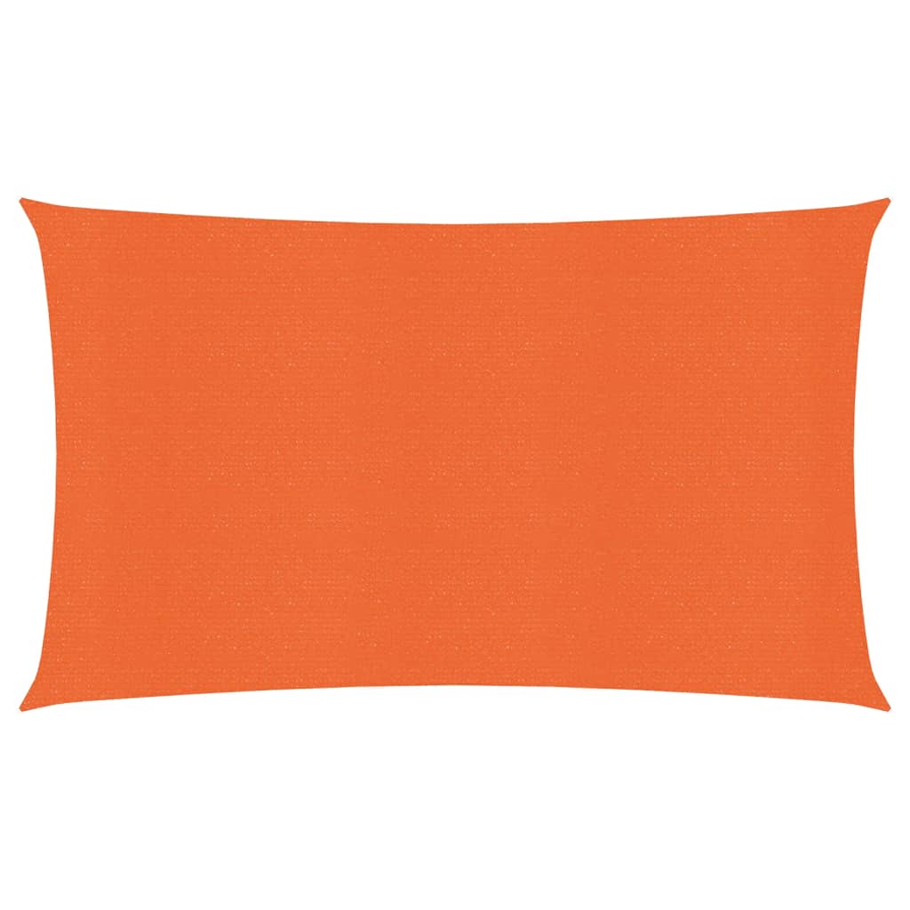 Vidaxl zonnezeil 160 g m² 2x5 m hdpe oranje