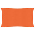 Vidaxl zonnezeil 160 g m² 2x5 m hdpe oranje