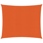 Vidaxl zonnezeil 160 g m² 2,5x3 m hdpe oranje