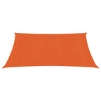 Vidaxl zonnezeil 160 g m² 2,5x3 m hdpe oranje