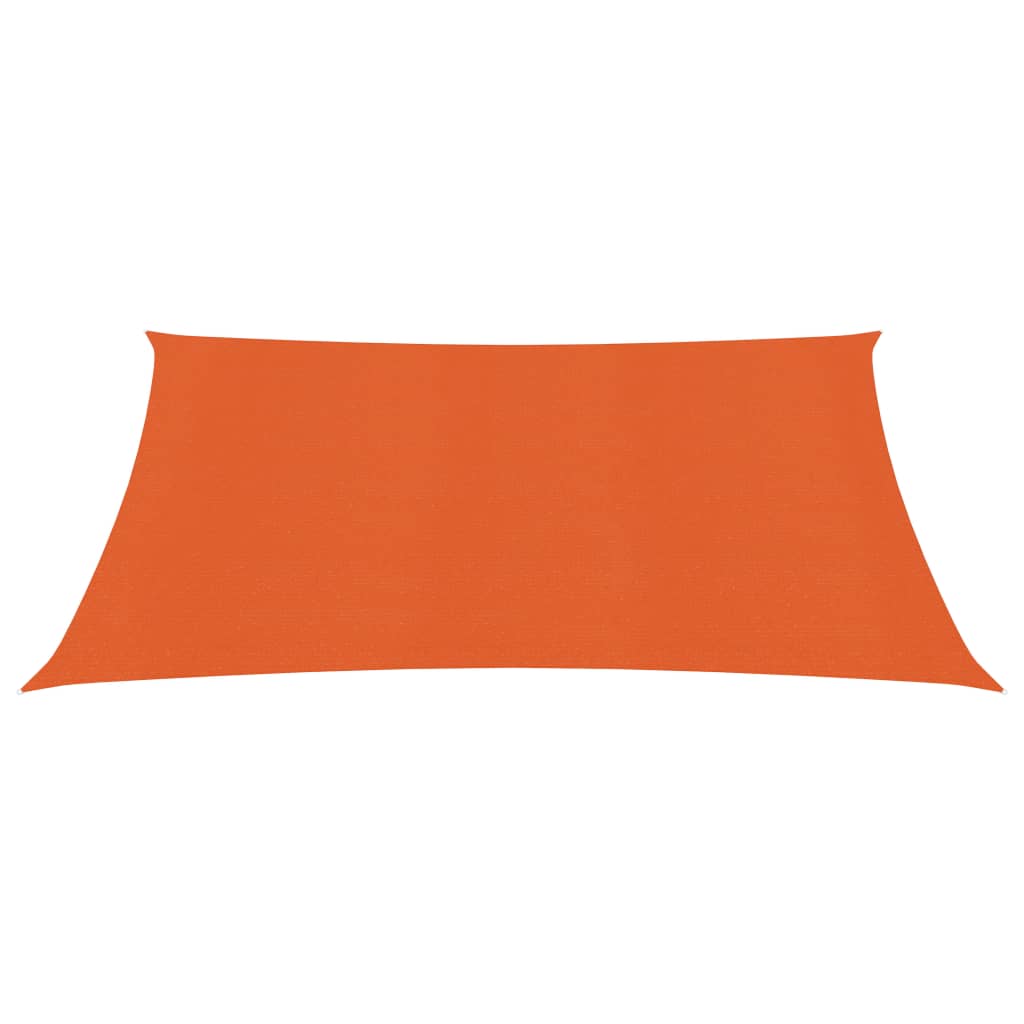 Vidaxl zonnezeil 160 g m² 2,5x3 m hdpe oranje