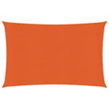 Vidaxl zonnezeil 160 g m² 2,5x3,5 m hdpe oranje