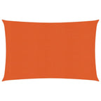 Vidaxl zonnezeil 160 g m² 2,5x3,5 m hdpe oranje