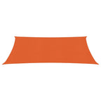 Vidaxl zonnezeil 160 g m² 2,5x3,5 m hdpe oranje