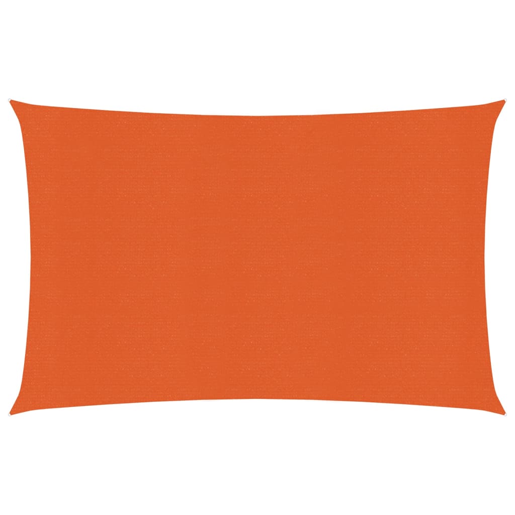 Vidaxl zonnezeil 160 g m² 2,5x4 m hdpe oranje