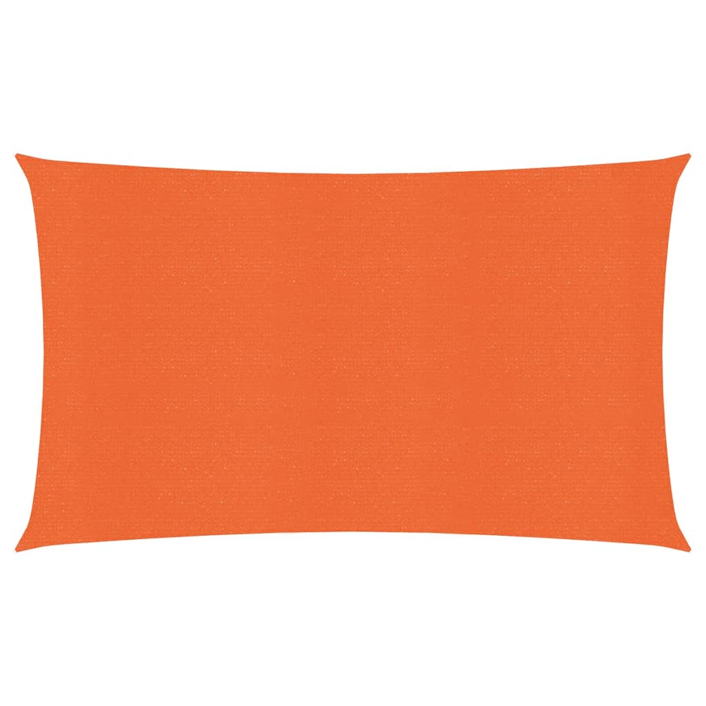 Vidaxl zonnezeil 160 g m² 2,5x5 m hdpe oranje