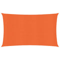 Vidaxl zonnezeil 160 g m² 2,5x5 m hdpe oranje