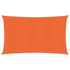 Vidaxl zonnezeil 160 g m² 2,5x5 m hdpe oranje