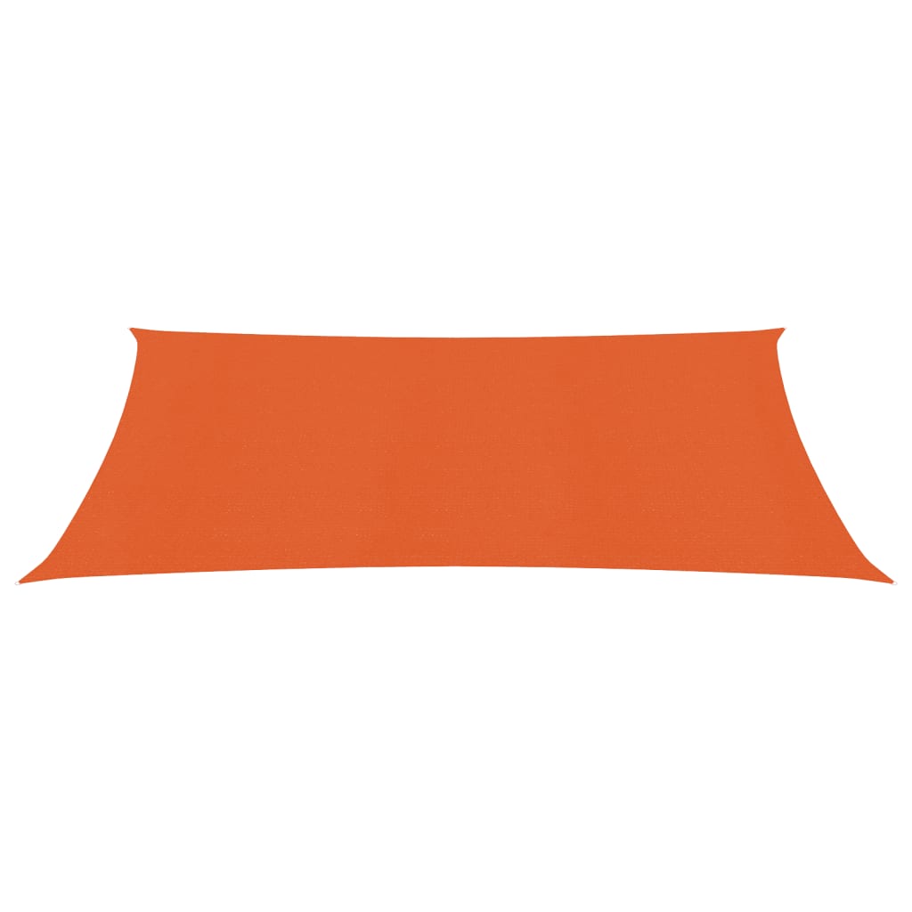 Vidaxl zonnezeil 160 g m² 3x4 m hdpe oranje