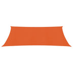 Vidaxl zonnezeil 160 g m² 3x4 m hdpe oranje