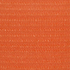 Vidaxl zonnezeil 160 g m² 3x4 m hdpe oranje