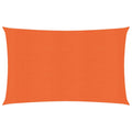 Vidaxl zonnezeil 160 g m² rechthoekig 3x5 m hdpe oranje