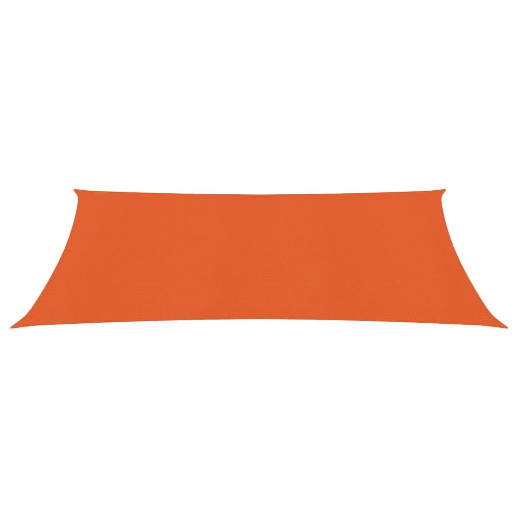Vidaxl zonnezeil 160 g m² rechthoekig 3x6 m hdpe oranje