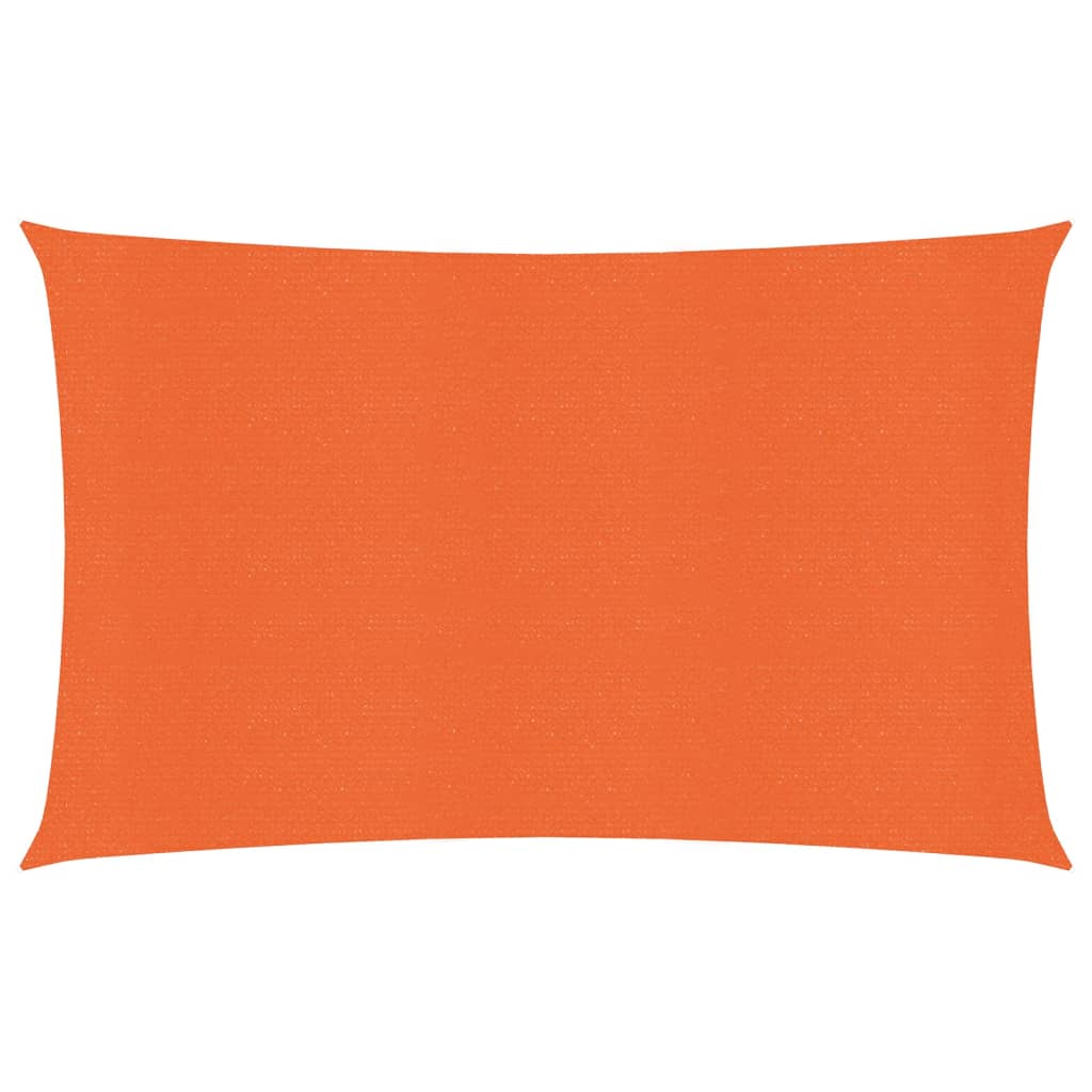 Vidaxl zonnezeil 160 g m² 3,5x5 m hdpe oranje